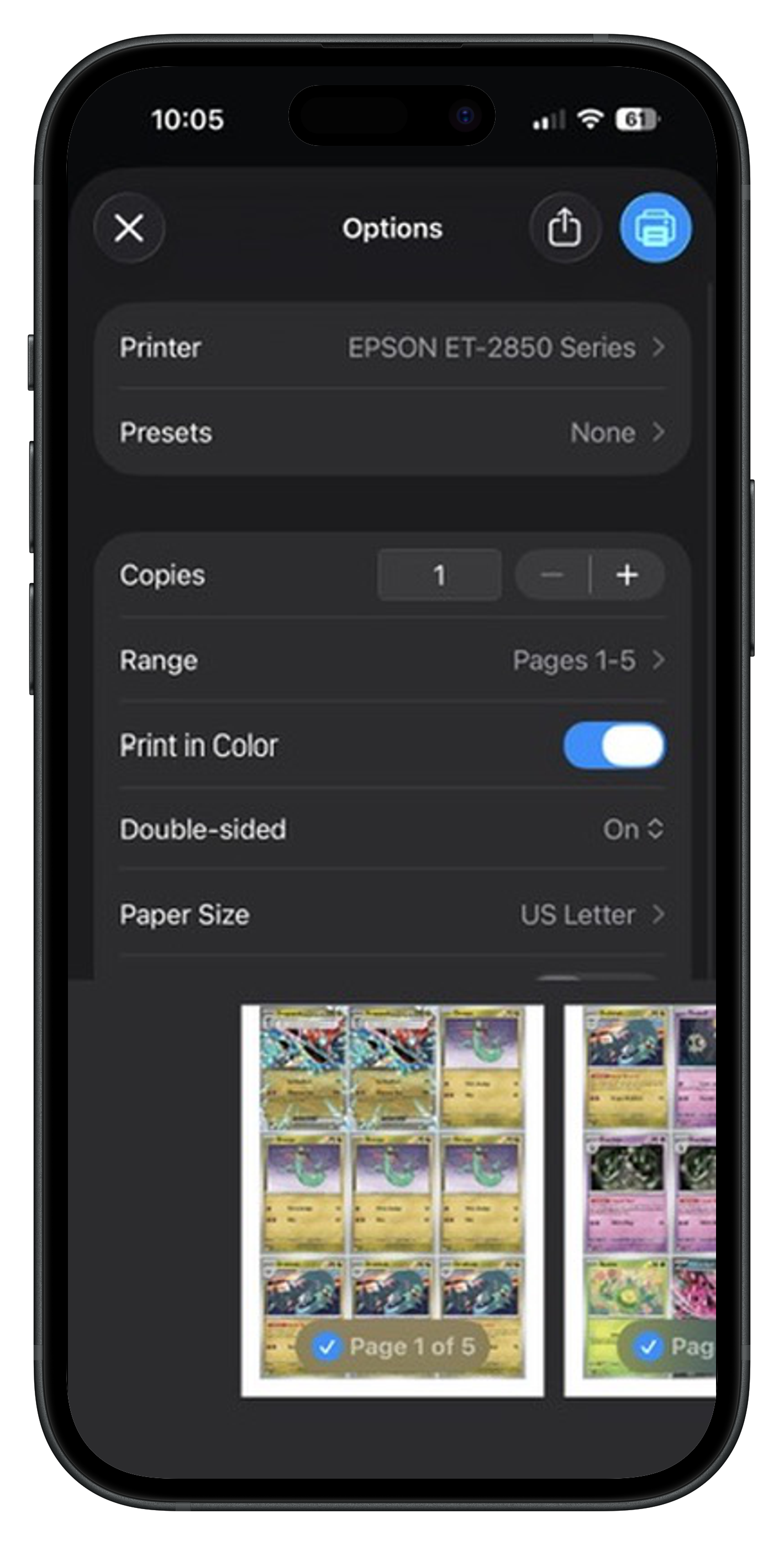 Proxy Printer & PDF Export
